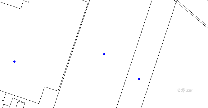 Parcela st. 849/6 v KÚ Ostrá, Katastrální mapa