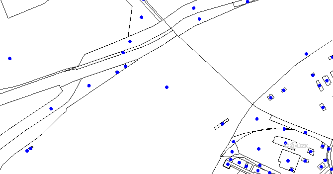 Parcela st. 736/2 v KÚ Mariánské Hory, Katastrální mapa