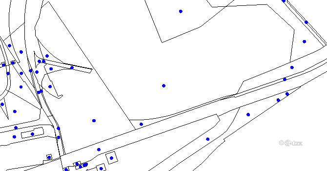 Parcela st. 736/4 v KÚ Mariánské Hory, Katastrální mapa