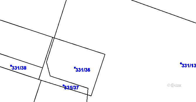 Parcela st. 6124 v KÚ Zábřeh nad Odrou, Katastrální mapa