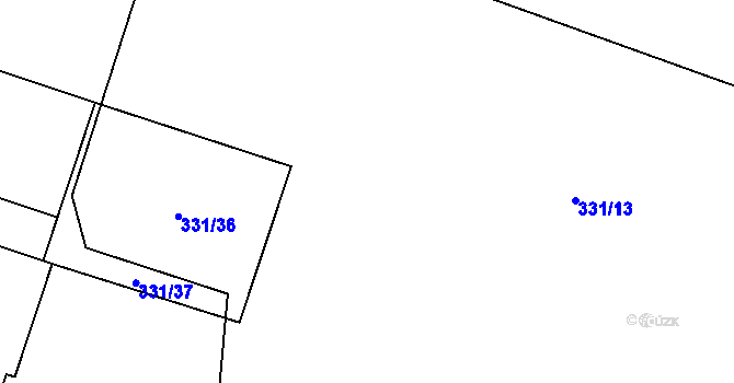 Parcela st. 6125 v KÚ Zábřeh nad Odrou, Katastrální mapa