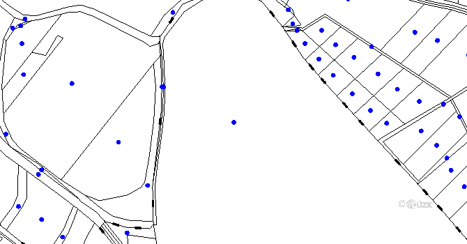 Parcela st. 301/1 v KÚ Heřmanice, Katastrální mapa