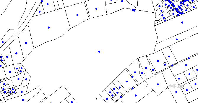 Parcela st. 450/1 v KÚ Heřmanice, Katastrální mapa