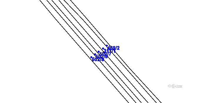 Parcela st. 502/7 v KÚ Heřmanice, Katastrální mapa