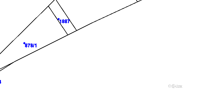 Parcela st. 2055/16 v KÚ Hrušov, Katastrální mapa