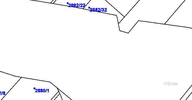 Parcela st. 3011/74 v KÚ Poruba, Katastrální mapa