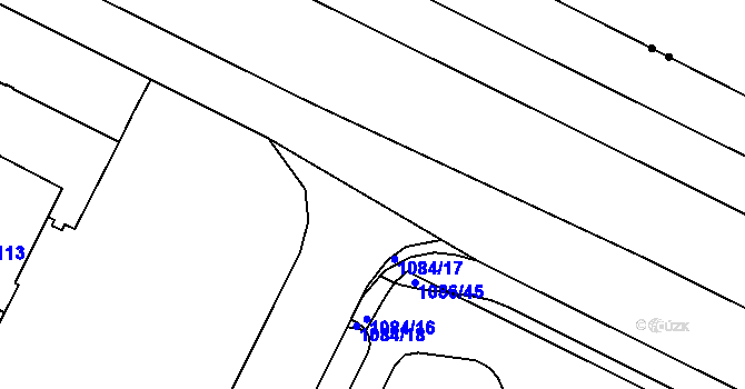 Parcela st. 895/2 v KÚ Poruba, Katastrální mapa