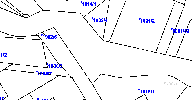 Parcela st. 2974/21 v KÚ Poruba, Katastrální mapa