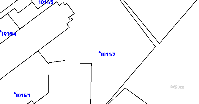 Parcela st. 1011/2 v KÚ Svinov, Katastrální mapa