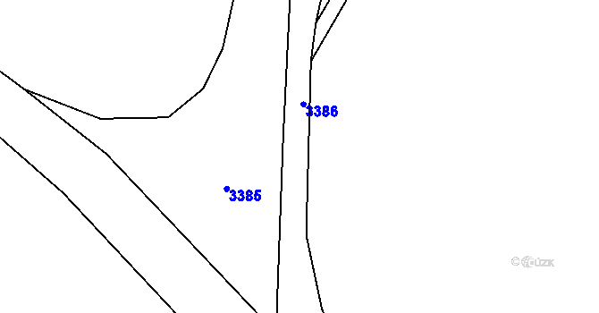 Parcela st. 2268/18 v KÚ Ostrov na Šumavě, Katastrální mapa