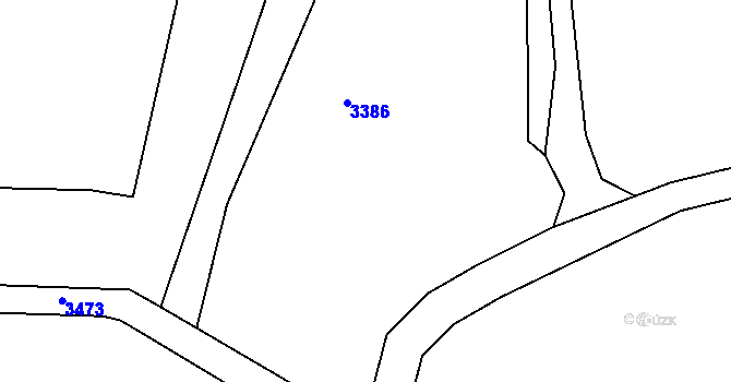 Parcela st. 494 v KÚ Otovice u Broumova, Katastrální mapa