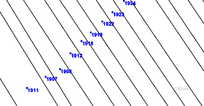 Parcela st. 682/38 v KÚ Kvítkovice u Otrokovic, Katastrální mapa