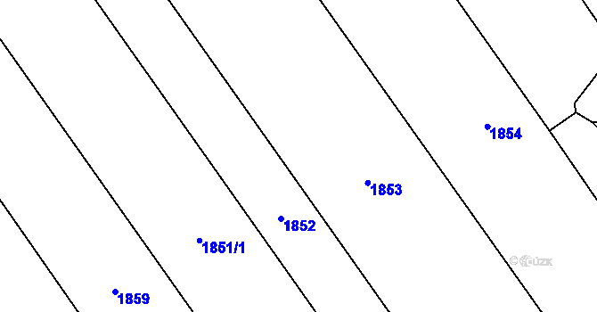 Parcela st. 200/149 v KÚ Kvítkovice u Otrokovic, Katastrální mapa