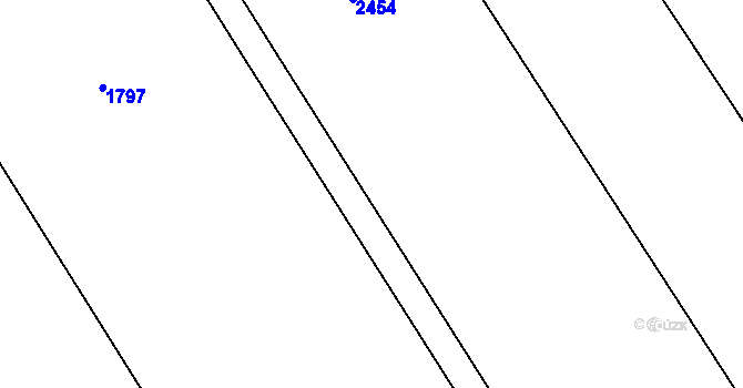 Parcela st. 500/2 v KÚ Kvítkovice u Otrokovic, Katastrální mapa