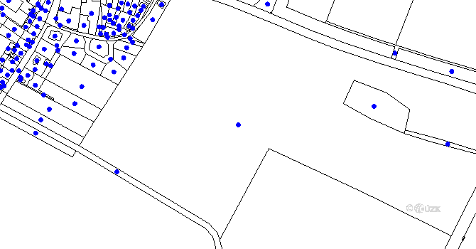 Parcela st. 245 v KÚ Pesvice, Katastrální mapa
