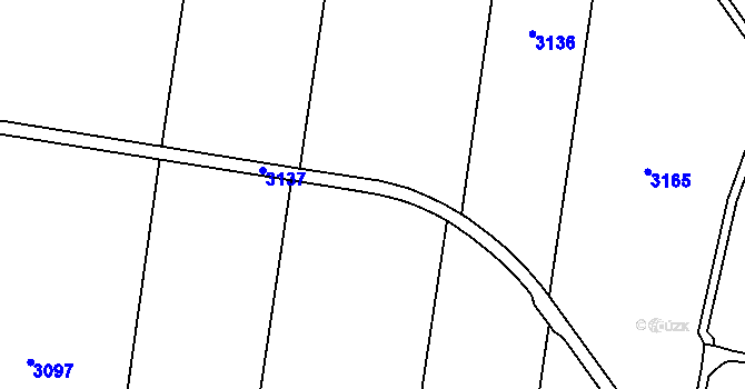 Parcela st. 247/5 v KÚ Oucmanice, Katastrální mapa