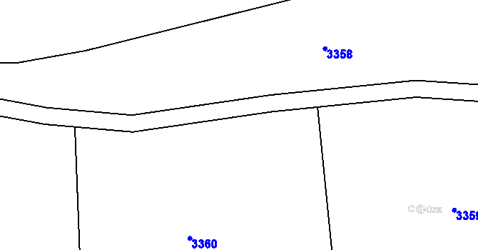 Parcela st. 298/22 v KÚ Oucmanice, Katastrální mapa