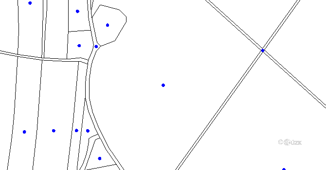 Parcela st. 613 v KÚ Palačov, Katastrální mapa