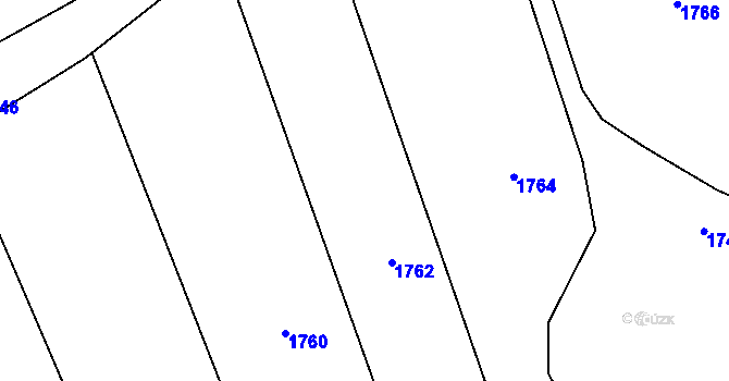 Parcela st. 479/8 v KÚ Paršovice, Katastrální mapa