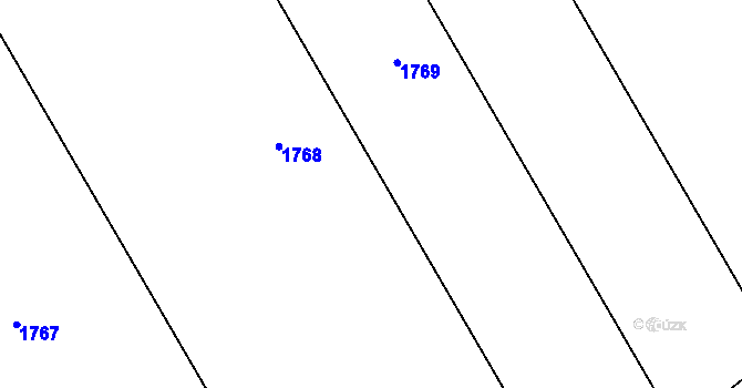 Parcela st. 479/15 v KÚ Paršovice, Katastrální mapa