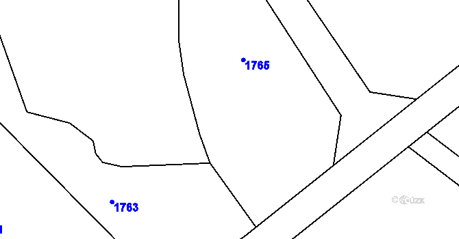 Parcela st. 479/18 v KÚ Paršovice, Katastrální mapa