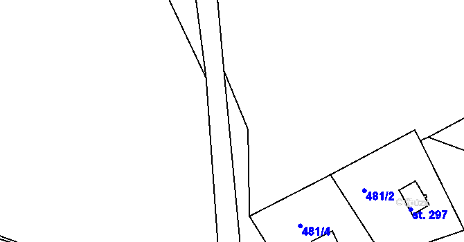 Parcela st. 970/12 v KÚ Pasečnice, Katastrální mapa