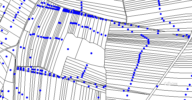 Parcela st. 213 v KÚ Pěnčín na Moravě, Katastrální mapa