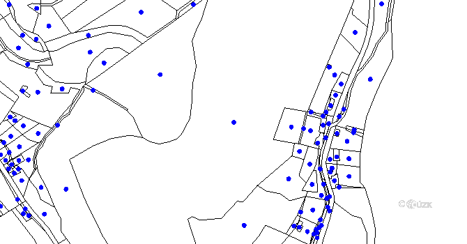 Parcela st. 316 v KÚ Perštejn, Katastrální mapa