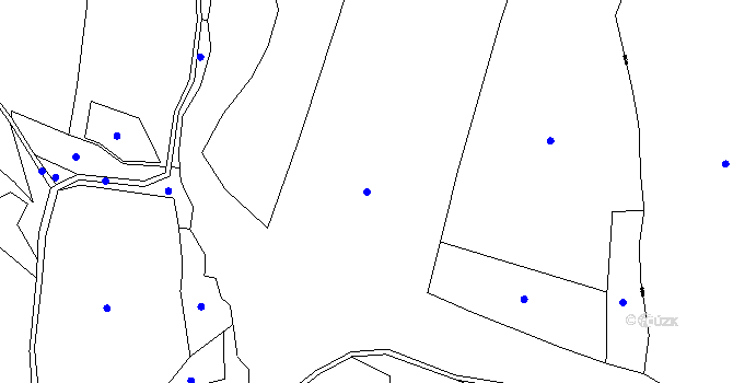 Parcela st. 129/1 v KÚ Petrašovice, Katastrální mapa