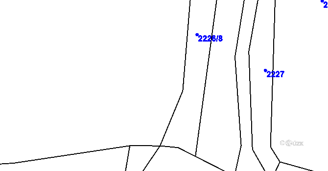 Parcela st. 113/25 v KÚ Petroupim, Katastrální mapa