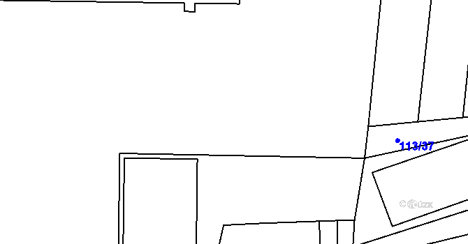 Parcela st. 2205/12 v KÚ Petroupim, Katastrální mapa