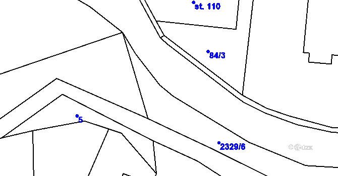 Parcela st. 2329/35 v KÚ Petroupim, Katastrální mapa