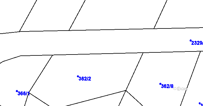 Parcela st. 2329/61 v KÚ Petroupim, Katastrální mapa