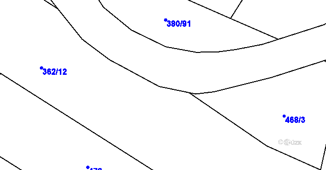 Parcela st. 2329/71 v KÚ Petroupim, Katastrální mapa