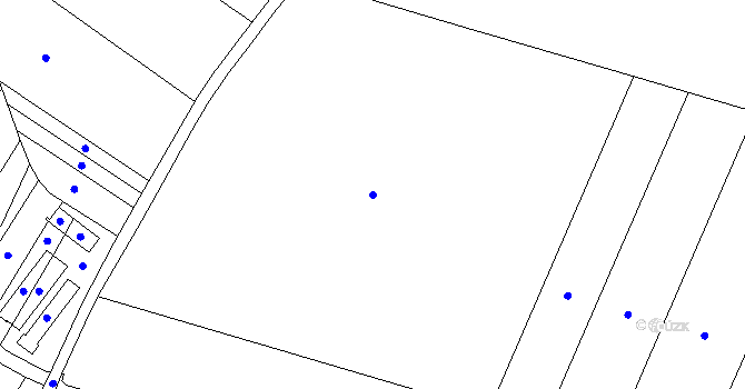 Parcela st. 653 v KÚ Újezdec, Katastrální mapa