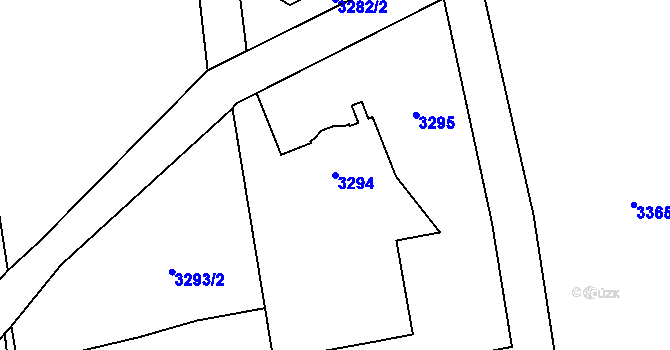 Parcela st. 3294 v KÚ Petřvald u Karviné, Katastrální mapa
