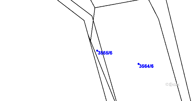 Parcela st. 3565/6 v KÚ Petřvald u Karviné, Katastrální mapa