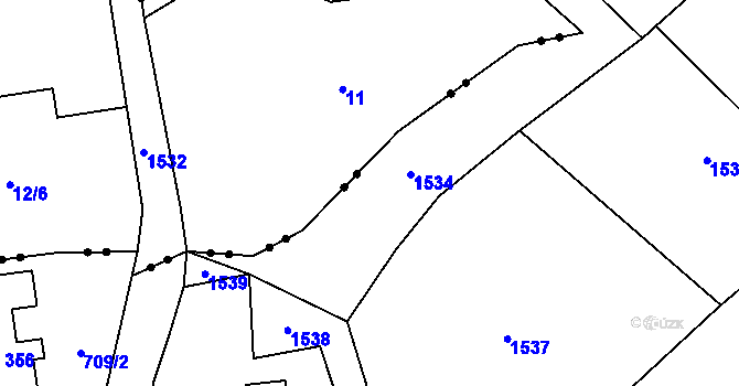 Parcela st. 714/2 v KÚ Pilníkov I, Katastrální mapa