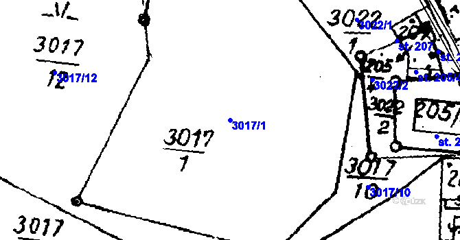 Parcela st. 3017/1 v KÚ Písek u Jablunkova, Katastrální mapa