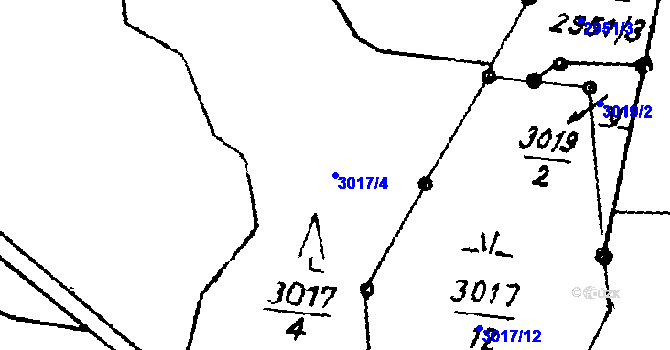 Parcela st. 3017/4 v KÚ Písek u Jablunkova, Katastrální mapa