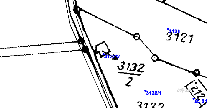 Parcela st. 3132/2 v KÚ Písek u Jablunkova, Katastrální mapa