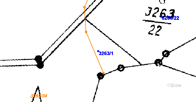 Parcela st. 3263/1 v KÚ Písek u Jablunkova, Katastrální mapa