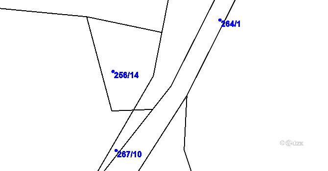 Parcela st. 267/9 v KÚ Pístov u Jihlavy, Katastrální mapa