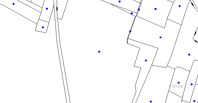 Parcela st. 689/1 v KÚ Píšť u Humpolce, Katastrální mapa