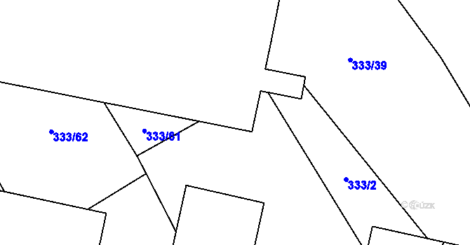 Parcela st. 77/6 v KÚ Píšť u Humpolce, Katastrální mapa