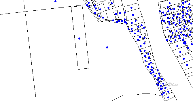 Parcela st. 2536 v KÚ Planá nad Lužnicí, Katastrální mapa