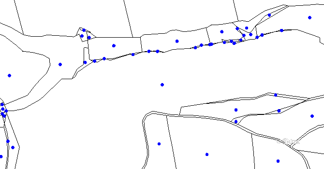 Parcela st. 2652/1 v KÚ Planá nad Lužnicí, Katastrální mapa