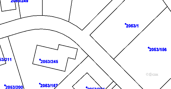 Parcela st. 3281/6 v KÚ Planá nad Lužnicí, Katastrální mapa