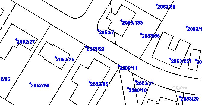 Parcela st. 3281/24 v KÚ Planá nad Lužnicí, Katastrální mapa