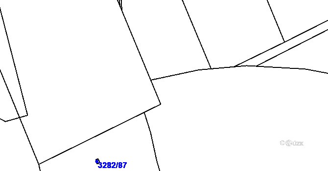 Parcela st. 3282/77 v KÚ Planá nad Lužnicí, Katastrální mapa